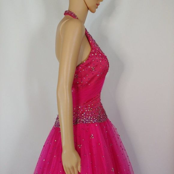NWT Tiffany  Embellished Ballgown Dress in Calypso - Picture 6 of 6